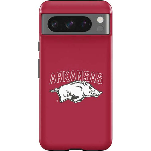 University of Arkansas-Fayetteville Razorbacks Logo Google Pixel 8 Pro Impact Case